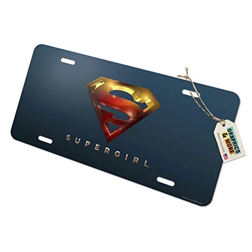 GRAPHICS & MORE Supergirl TV Series Logo Novelty Metal Vanity Tag License Plate