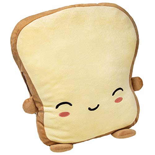 SMOKO Butta Toast Heated Pillow, Kawaii Warmer