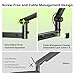 AA AUDIO ACCESSORY Low Profile Boom Arm (Design for Heavy Mic) 6.6lbs Load Capacity, Stable Gear Lock Structure Never Sags, Metal Microphone Stand Desk Mount for Shure SM7B MV7+, Blue Yeti,Rode PodMic