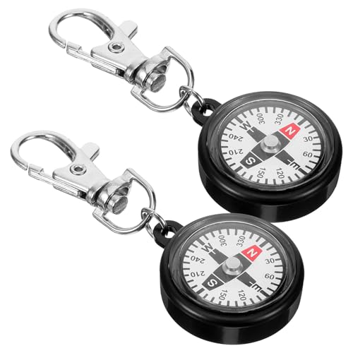 Brújula de bolsillo OUNONA 2 piezas para camping