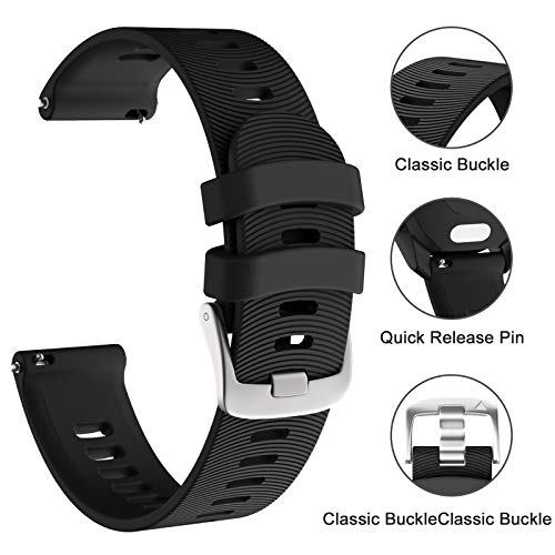 Correa de silicona 20mm para Garmin Forerunner miniatura 3