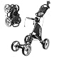 Golf Trolley Caddytek Explorer V8 Dunkelgrau Push Cart