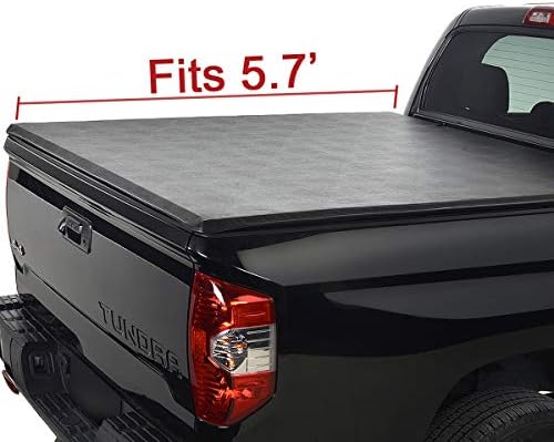 Soft Roll-Up Tonneau Cover Fit Ram 09-18 19 Classic 5'7" Fleetside Bed