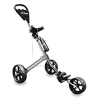 Longridge Golf Tri Cart 3 Rad Herren Push/Pull Golf Trolley + Kostenlose Wasserflasche