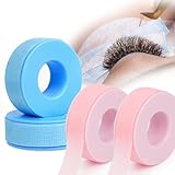 EMEDA Silikon Wimperntape für Wimpern extensions – Gel-Wimperntape für empfindliche Haut zum Schminken/Lippen/Lidschatten/DIY/Salon Leicht abreißbares, mikroporöses, atmungsaktives Wimpern Tape