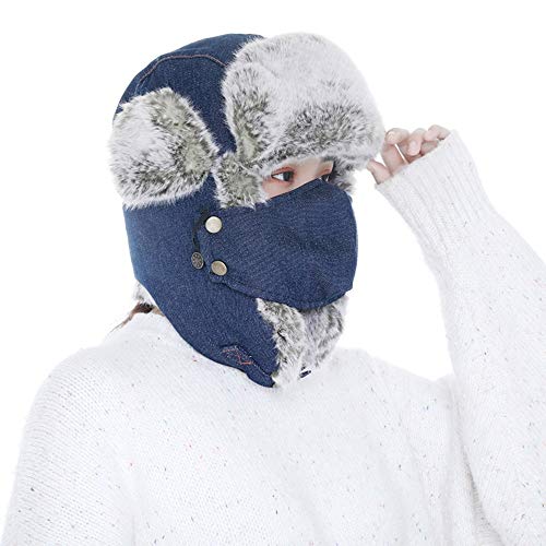 Ski cap chaud et épais pour couple idéal pour les sorties de mode street en hiver