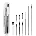 7 Pcs Ear Pick, BetyBedy Ear Cleansing Tool Set, Ear Curette Earwax Removal Kit with a Small Cleaning Brush and Storage Box, Silver