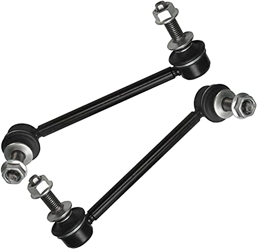 Image of Detroit Axle - 6pc Front End Suspension Kit for Dodge Charger Challenger Chrysler 300, 2 Lower Rearward Control Arms, 4 Inner & Outer Tie Rods, 2 Sway Bar End Links Replacement