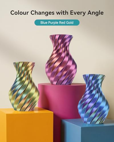 Image of SUNLU Silk PLA+ Filament 1.75mm Multicolor 250gx4, Silky Glossy Four-Color PLA Plus 3D Printer Filament Bundle, RedYellowGreenBlack+BlackGreyRedYellow+BluePurpleOrangeYellow+BluePurpleRedGold