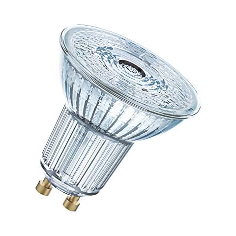 Osram Dimmbare PAR16 LED Reflektorlampe mit GU10 Sockel, Warmweiss (2700 K), Glas Spot, 3,7 W, Ersatz für 35W-Reflektorlampe Cover