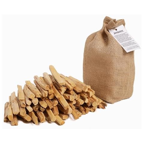 Luna Sundara Palo Santo Sticks Bulk 1 Pound of High Resin Smudging Sticks Wild Harvested Sustainably Packed in Eco-Friendly Packaging (Peruvian Palo Santo) Cover
