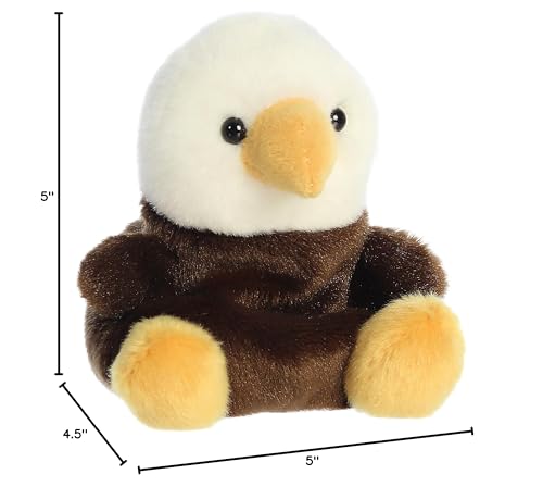 Aurora(r) Adorable Palm Pals(tm) Murphy Bald Eagle(tm) Stuffed Animal - Pocket-Sized Play - Collectable Fun - Brown 5 Inches - Image 6