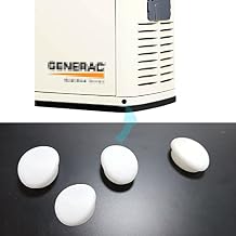 Hole Plug Kit for Generac Generators Home Use,4 Pcs Base Hole Adapter for Generac Whole House Air Cooled Generators,White