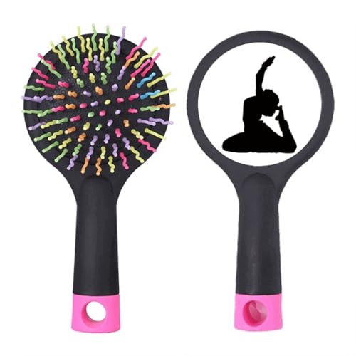 Brosse à cheveux démêlante Dancer Art élégant motif paon finition premium