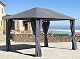 Pavillon 3×4 m QUICK STAR Metall Garten Pavillon Nizza Grau