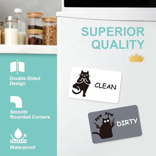 Imán decorativo de gato negro para lavavajillas 12 x 18 pulgadas miniatura 2