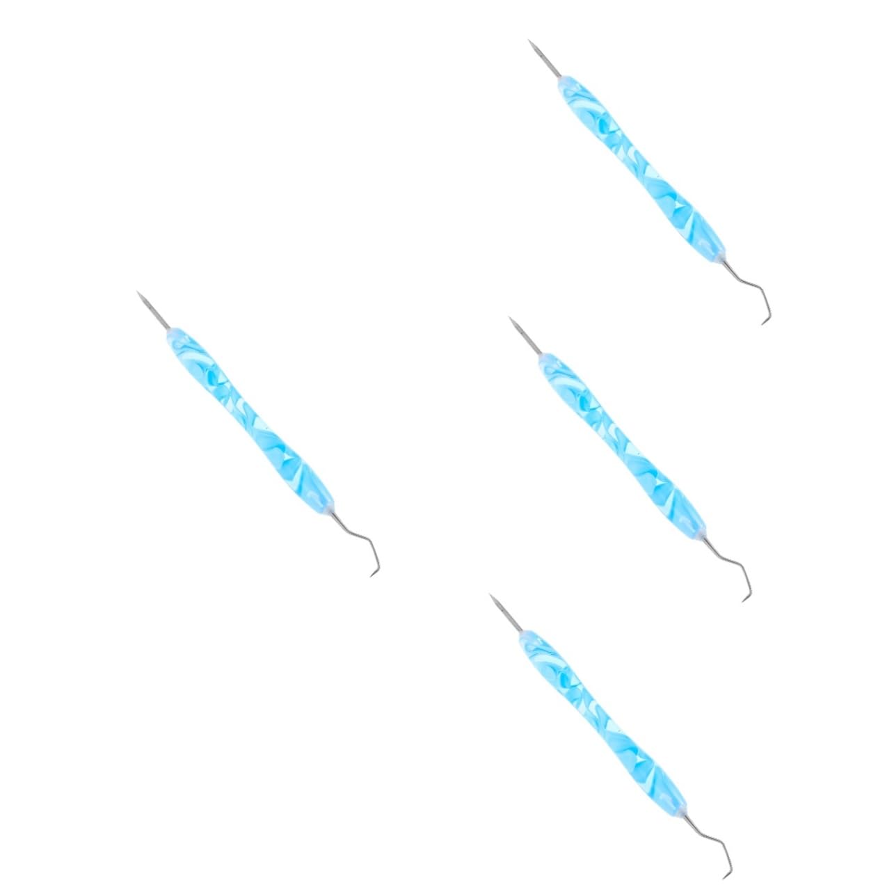 HOMSFOU 4 Set Kit Strumenti per Diserbo Fai Da Te per Creazioni Artigianali Punta Dritta e Ganci Corti Materiali Resistenti e Facili per Progetti Creativi e Occasionali