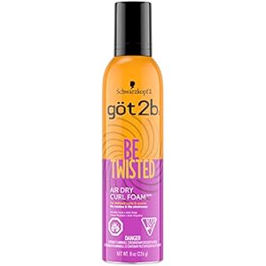 Got2b Be Twisted Air Dry Curl Foam,...