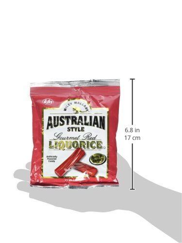 Kenny's Wiley Wallaby Liquorice, Red, 4 Ounce (Pack Of 16) #TOP2