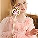 Chargol Angel Scepter Wand Princess Costume Wand (Gold-Pink)
