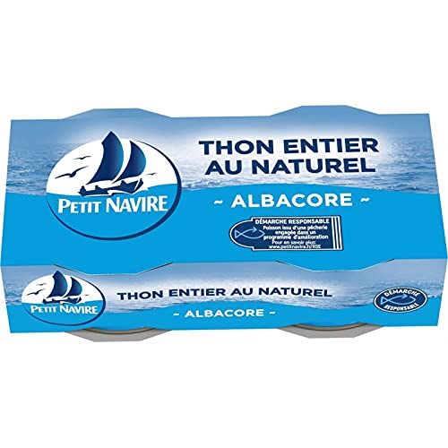 Barco pequeño – Atún natural Albacore 112 g – 4 unidades – Oferta especial