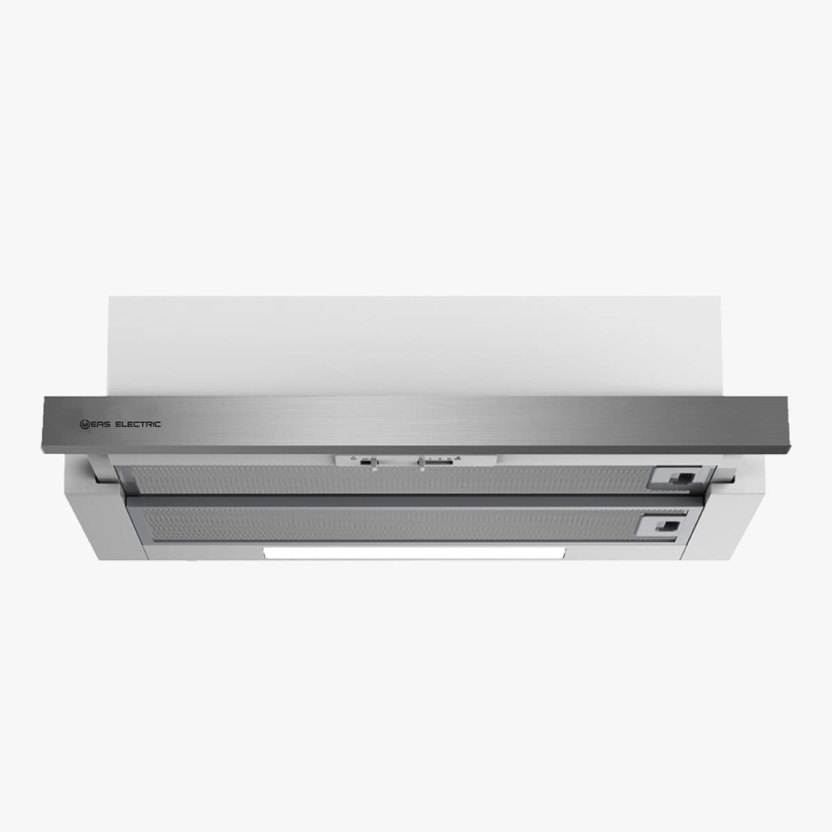 EAS ELECTRIC SMART TECHNOLOGY | EMRH60TX | Campana extractora | Campana telescópica | Anchura de 60 cm | Color Inox | Control Mecánico | 3 niveles | 2 motores | 2 filtros lavables | capacidad 350 m3/h