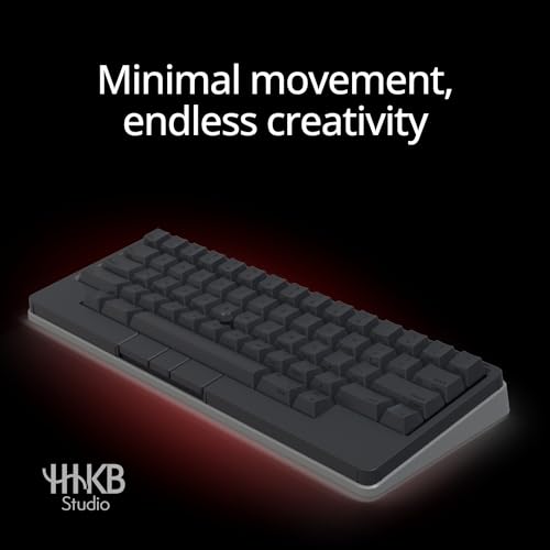 Image of HHKB - Happy Hacking Keyboard Studio (Wireless, Bluetooth, Wired, USB, Silent, Mac, Windows, Charcoal, Printed)
