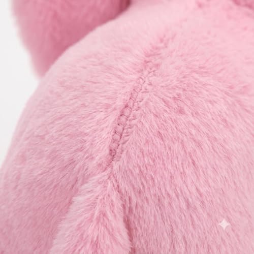 Image of Pink Elephant Plush Soft Toy 30 cm | Ultra Soft Stuffed Elephant Teddy for Kids, Girls, Boys & Adults | Cute Cuddly Animal Plush Toy for Birthday Gift, Baby Shower & Room Decor