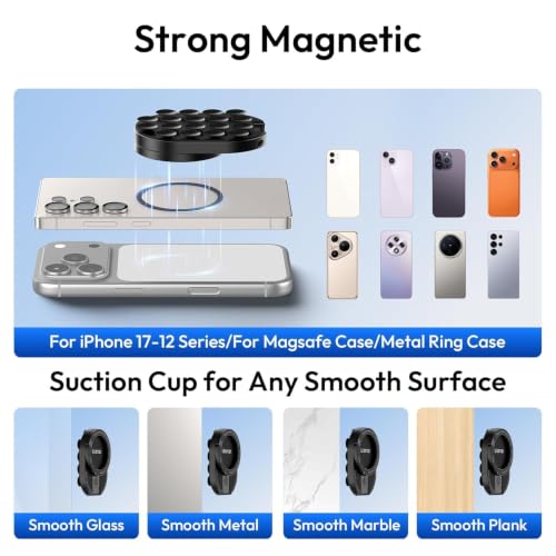 Silliquam 360° Rotating Phone Holder with N52 Magnet - Image 8