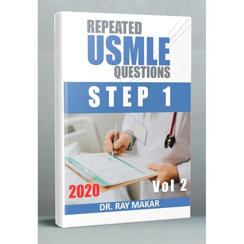 Repeated USMLE Questions Step 1 Vol 2 Audiolibro Por Dr Ray Makar arte de portada