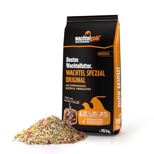WachtelGold Spezial Original Wachtelfutter 10kg Alleinfutter
