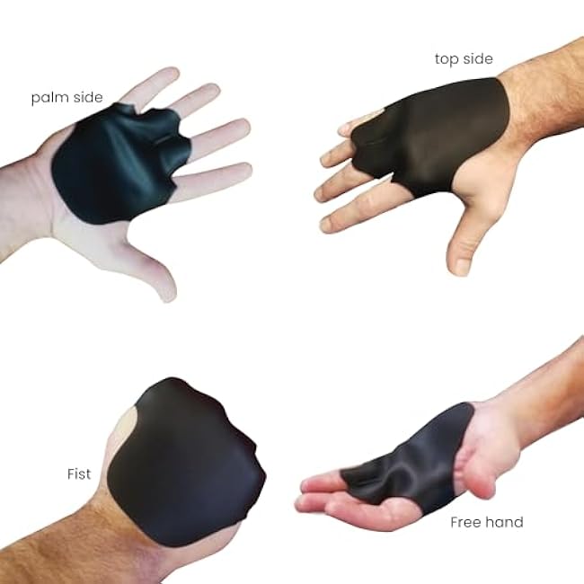 RMM PRO Grip Pad - Non-Slip Reversible Hand Protection for Weightlifting, MMA, And Extreme Sports - Gym Grip Pads - Ideal For Combatting Grip Fatigue