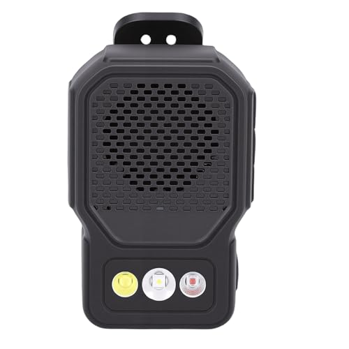 ZAICOLER Tragbarer Lautsprecher 5W LED-Taschenlampe 5060lm 3 Weißlicht-Stufen einstellbar Unterstützung mehrerer Audioformate Tragbarer Bluetooth-Lautsprecher mit 1000mAh USB-C (Black)