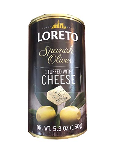 Loreto Spanish Olives Stuffed with Cheese Black Label