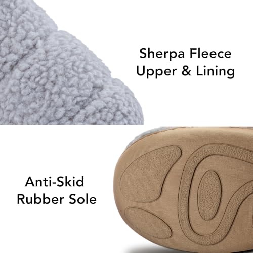 RockDove Women's Camper Moc Slipper with Sherpa Fleece3