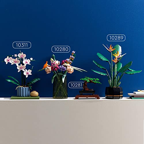 LEGO 10311 Icons Orchidee Set für Erwachsene zum Basteln von Zimmerdeko mit künstlichen Pflanzen, Botanical Collection… – Bild 6