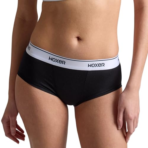 Image of Woxer Women's Classic Seamless Boyshort Panties, Soft Modal Fabric with No Roll Inseam, Chafe-Free, Breathable Design