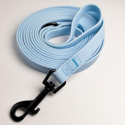Blue Waterproof Dog Training Leash,Long Line Heavy Duty Outdoor Recall Lead 10ft 15ft 16ft 20ft 30ft...