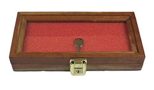 Southern Star Walnut, Oak, or Cherry Wood Display Case 5 x 10 x