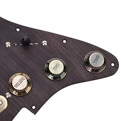 Pickguard, housses de micros pour guitare Ensemble de micros Pickguard SSS Humbucker précâblés avec plaque arrière pour… - Les Beatles, Paul McCartney, John Lennon, RIngo Starr, George Harrison Pickguard, housses de micros pour guitare Ensemble de micros Pickguard SSS Humbucker précâblés avec plaque arrière pour… – Image 5