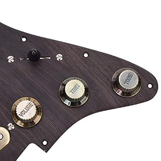 JOPESA Chargé précâblé, Ensemble de micros Pickguard chargés de Guitare Vintage SSS Pickguard chargé Gracieux for Les… - Les Beatles, Paul McCartney, John Lennon, RIngo Starr, George Harrison JOPESA Chargé précâblé, Ensemble de micros Pickguard chargés de Guitare Vintage SSS Pickguard chargé Gracieux for Les… – Image 6
