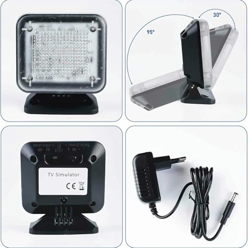 Televisión falsa LED para protección del hogar con sensor crepuscular automático 7
