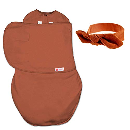 Image of embe Headband and Swaddle Bundle (Rust)