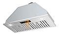 VENFAN 30 Inch Insert Range Hood, 1200 CFM DC Motor Kitchen Vent Hood with Gesture Sensing & Touch Control, Ducted/Ductless Convertible Built-in Range Hood, Stainless Steel
