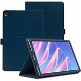 KUSINHOKA Hülle Kompatibel mit Acer iconia Tab A12-21P-A51P, PU Leder Flip Hülle mit Abdeckung Klappständer, Stoßfest Magnetische Tablet-Schutzhülle Cover mit Handschlaufe, Dunkelblau