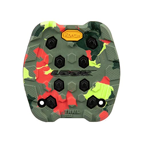 Look Cycle - Activ Grip Trail Pad - Compatible With Trail Grip Flat Pedals - Slip-Proof Safety - Innovative Grip Rubber - Exceptional Traction - Camo #TOP26