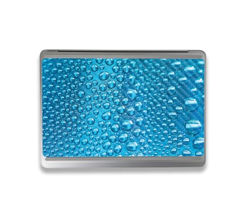 Image of MightySkins Carbon Fiber Skin Compatible with Microsoft Surface Laptop Studio 2 (2023) Full Wrap Kit - Wavy Drops | Protective, Durable Textured Carbon Fiber Finish | Easy to Apply | Made in The USA