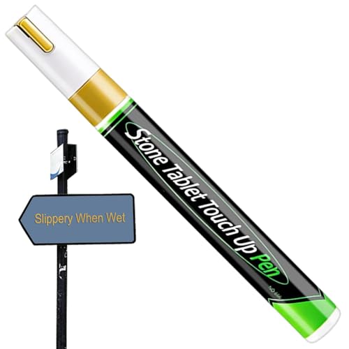 Paint Pens For Wood - UV Resistant Touchup Paint Pen, Waterproof Permanent Restoration, Tombstone Lettering Marker Pen | For Cer