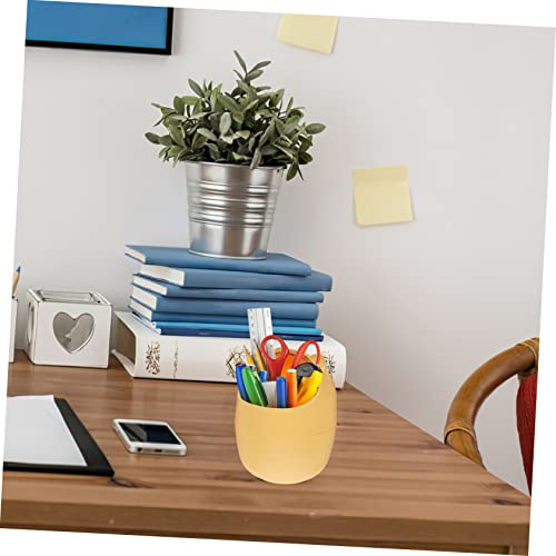 Mini caneca de basura rectangular naranja para escritorio miniatura 3