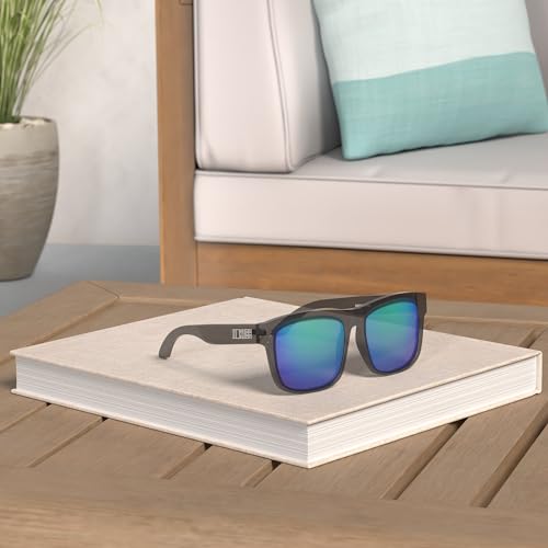 Image of Kush Mens Neon Pop Horn Rim Sport Horned Sunglasses
